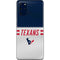 NFL Houston Texans White Striped Galaxy S20 Plus Skin